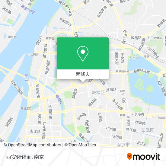 西安罐罐面地图