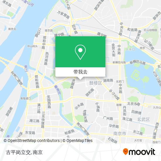 古平岗立交地图