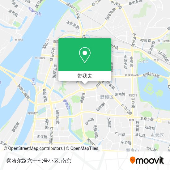 察哈尔路六十七号小区地图