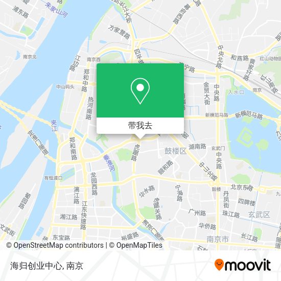 海归创业中心地图