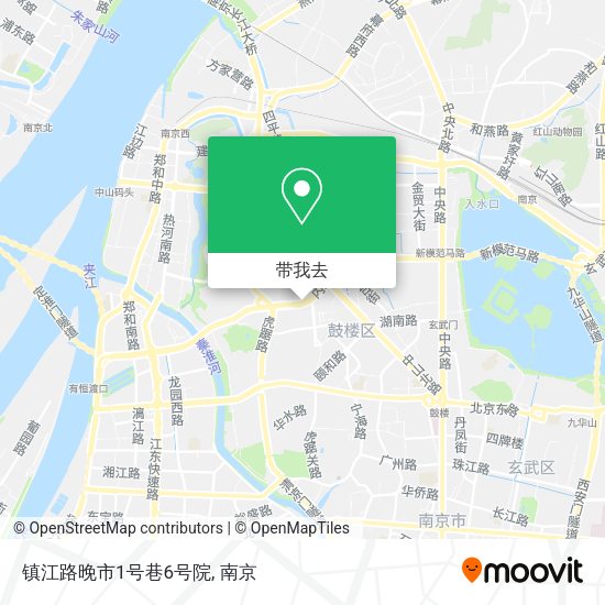 镇江路晚市1号巷6号院地图