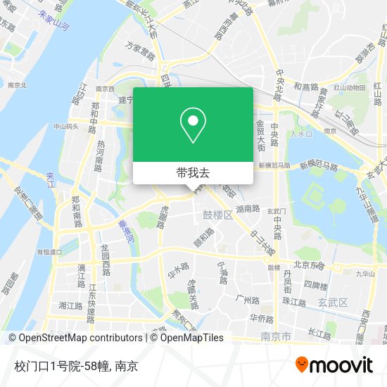 校门口1号院-58幢地图