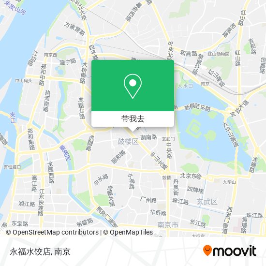 永福水饺店地图