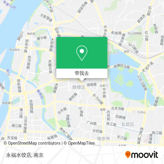 永福水饺店地图