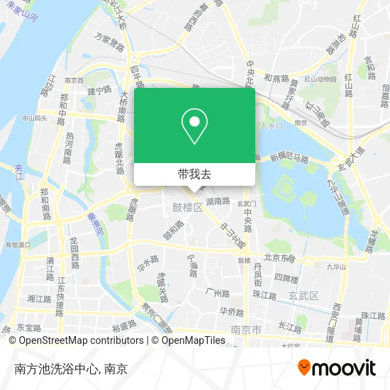 南方池洗浴中心地图