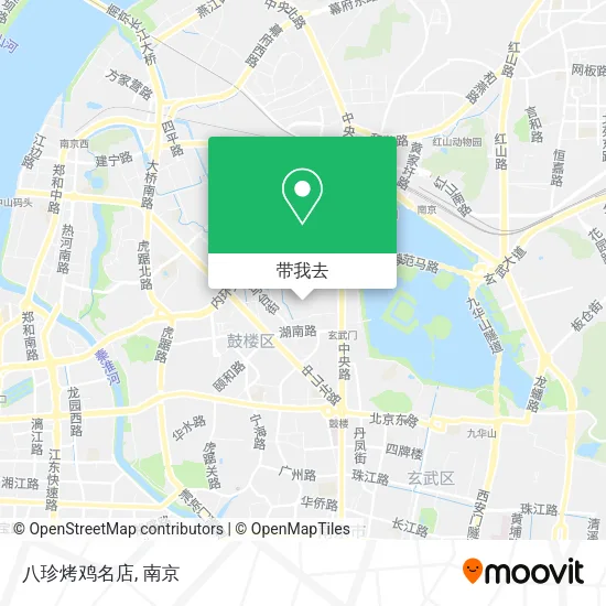 八珍烤鸡名店地图