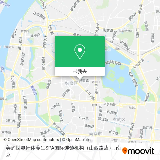 美的世界纤体养生SPA国际连锁机构（山西路店）地图