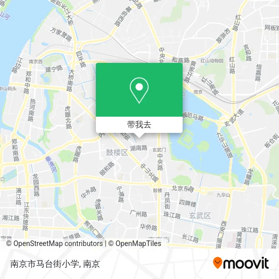 南京市马台街小学地图