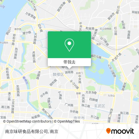 南京味研食品有限公司地图