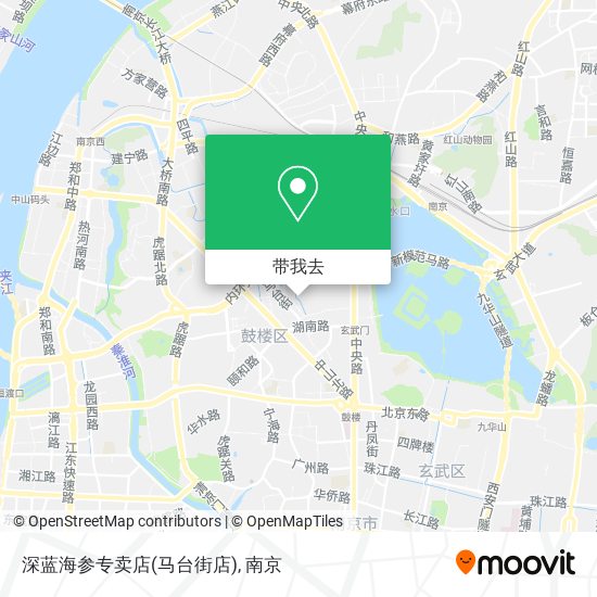 深蓝海参专卖店(马台街店)地图