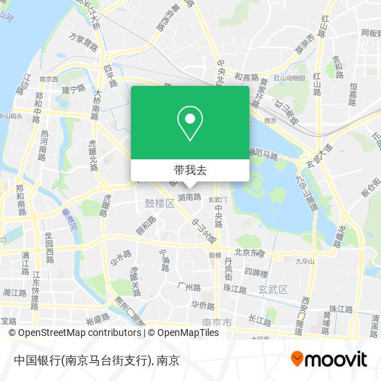 中国银行(南京马台街支行)地图