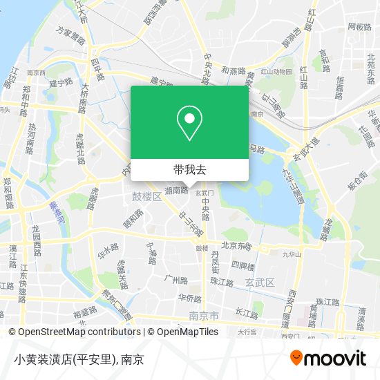 小黄装潢店(平安里)地图