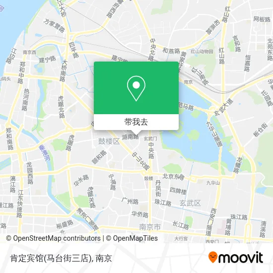 肯定宾馆(马台街三店)地图