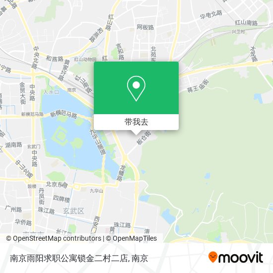 南京雨阳求职公寓锁金二村二店地图