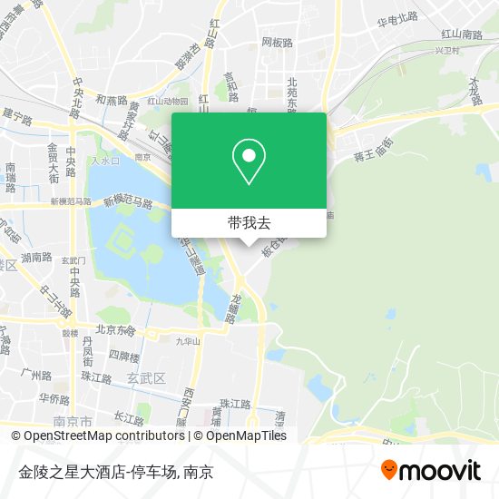 金陵之星大酒店-停车场地图