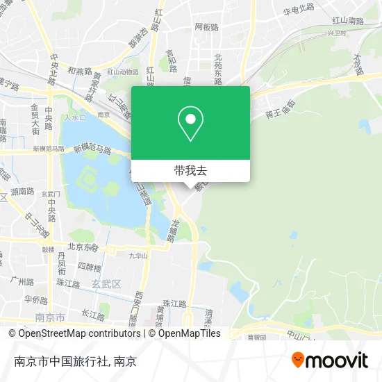 南京市中国旅行社地图