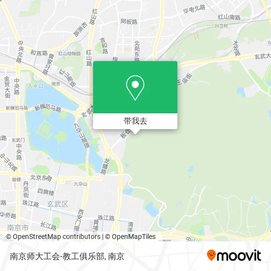 南京师大工会-教工俱乐部地图