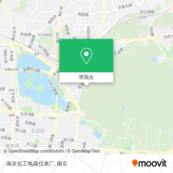 南京化工电器仪表厂地图