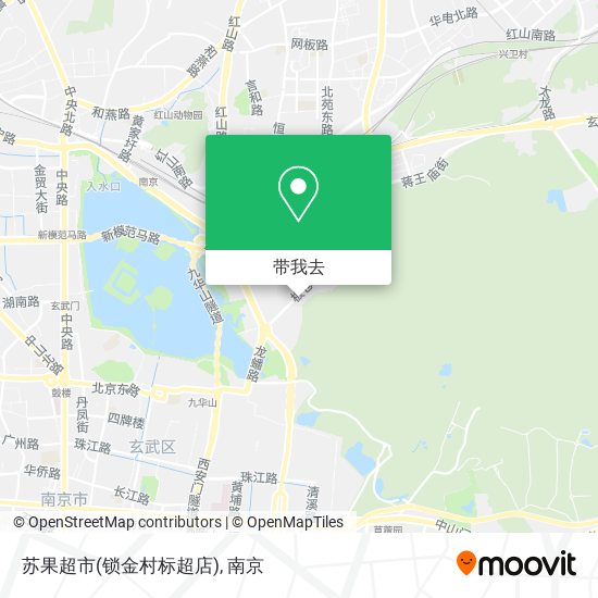 苏果超市(锁金村标超店)地图