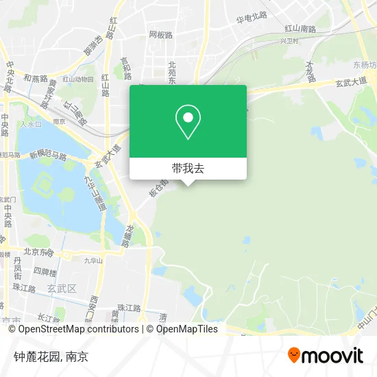 钟麓花园地图