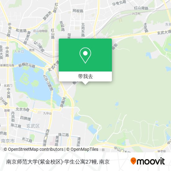南京师范大学(紫金校区)-学生公寓27幢地图