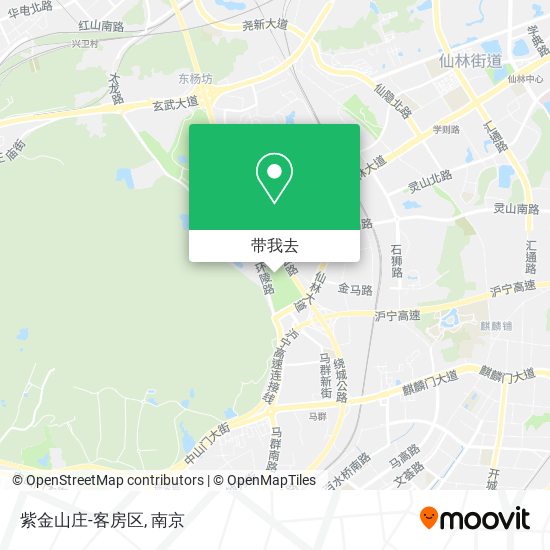 紫金山庄-客房区地图