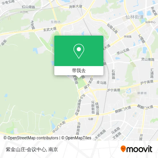 紫金山庄-会议中心地图