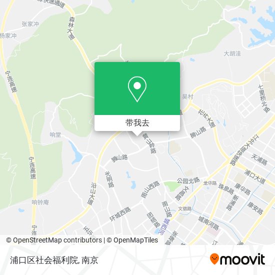 浦口区社会福利院地图