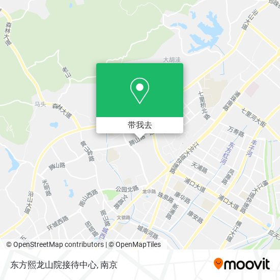 东方熙龙山院接待中心地图
