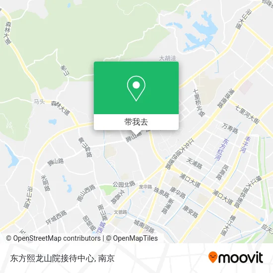 东方熙龙山院接待中心地图