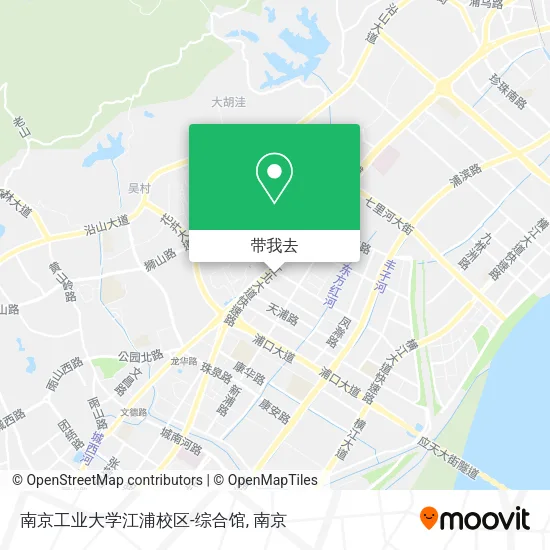 南京工业大学江浦校区-综合馆地图