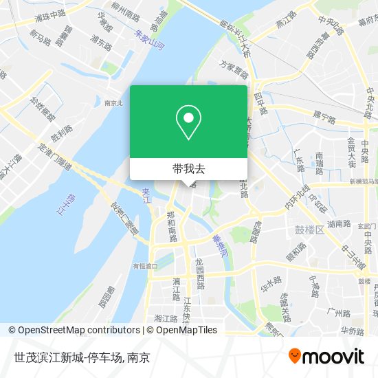 世茂滨江新城-停车场地图