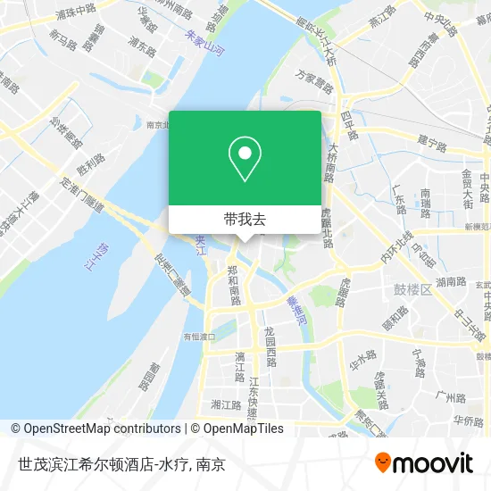 世茂滨江希尔顿酒店-水疗地图