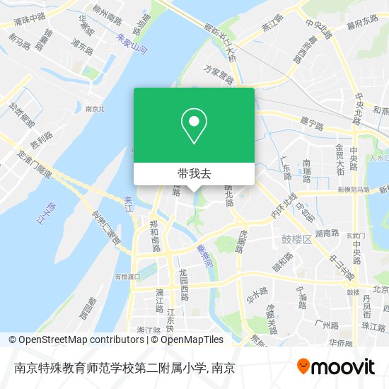 南京特殊教育师范学校第二附属小学地图