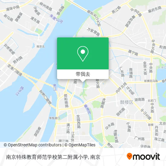 南京特殊教育师范学校第二附属小学地图