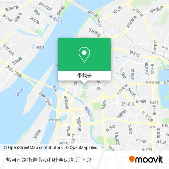 热河南路街道劳动和社会保障所地图