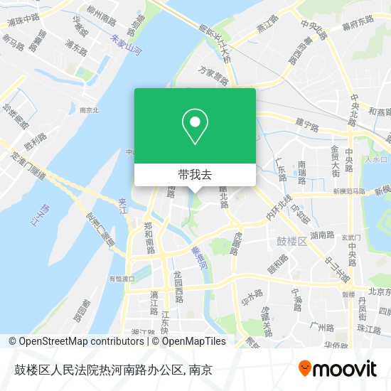 鼓楼区人民法院热河南路办公区地图