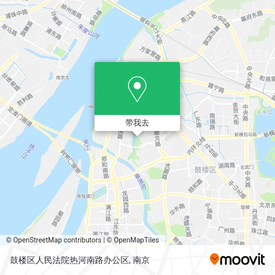 鼓楼区人民法院热河南路办公区地图