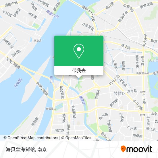 海贝皇海鲜馆地图