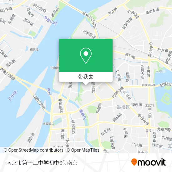 南京市第十二中学初中部地图