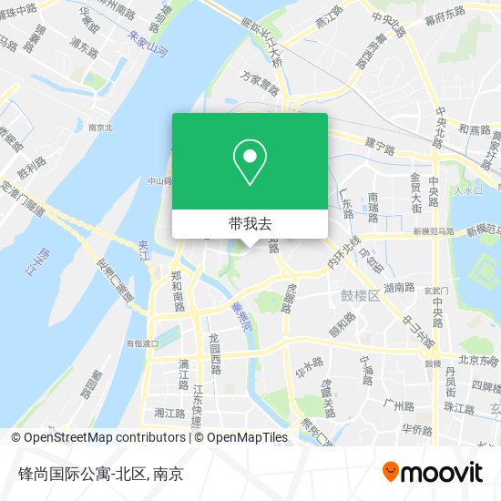 锋尚国际公寓-北区地图