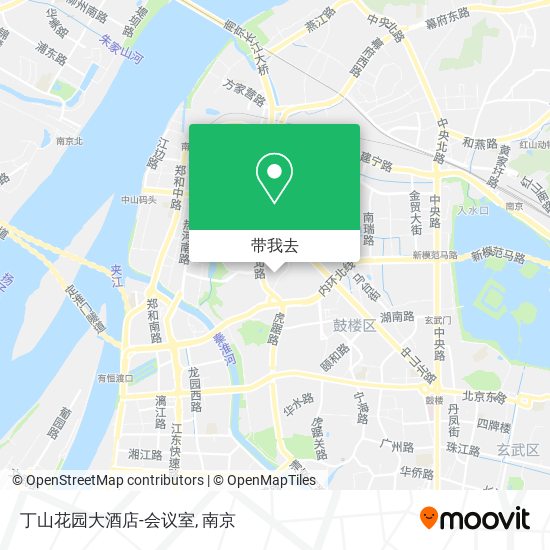丁山花园大酒店-会议室地图
