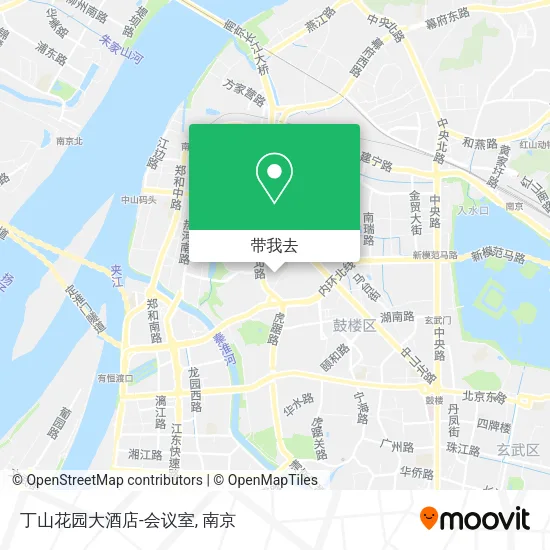 丁山花园大酒店-会议室地图