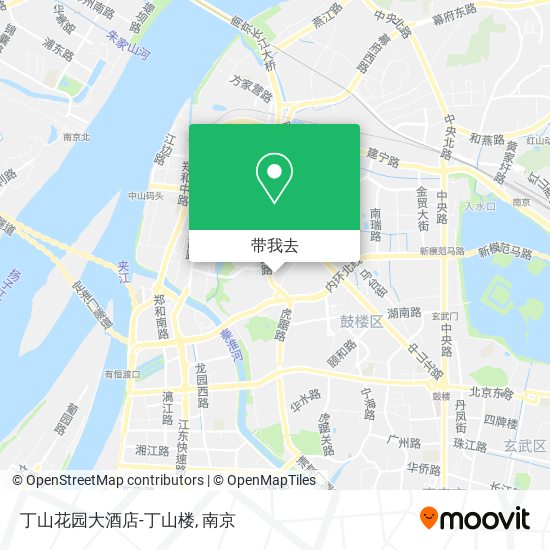 丁山花园大酒店-丁山楼地图