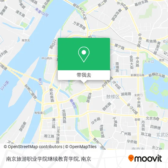 南京旅游职业学院继续教育学院地图