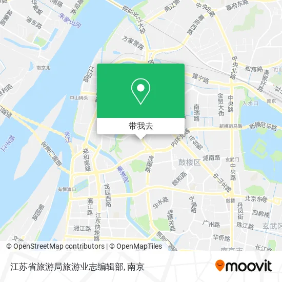 江苏省旅游局旅游业志编辑部地图
