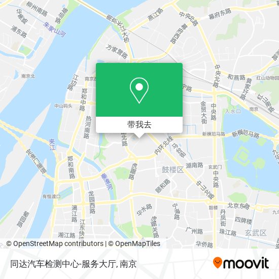 同达汽车检测中心-服务大厅地图
