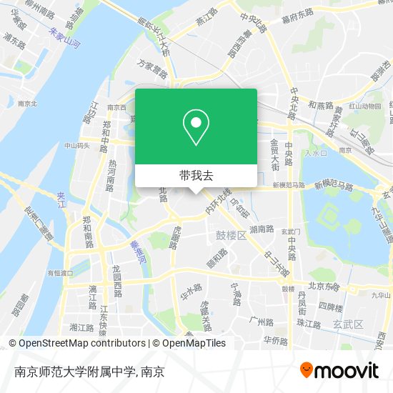 南京师范大学附属中学地图