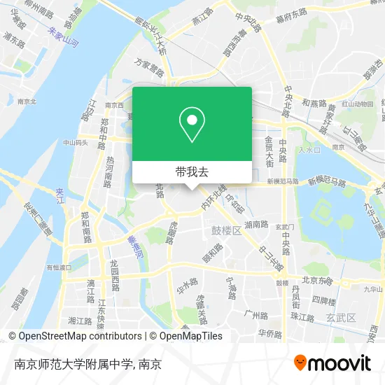 南京师范大学附属中学地图