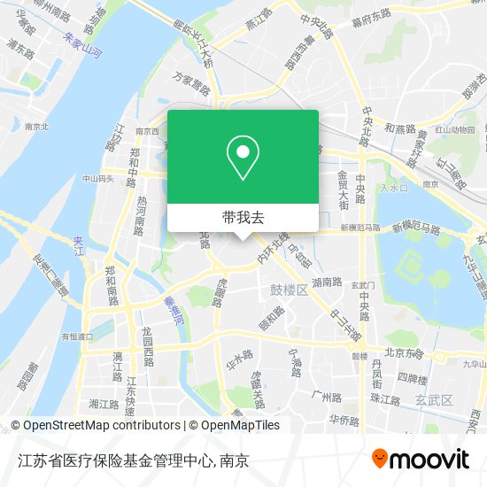 江苏省医疗保险基金管理中心地图